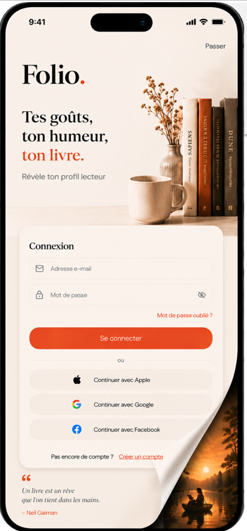 Tes go&ucirc;ts, ton humeur, ton livre.